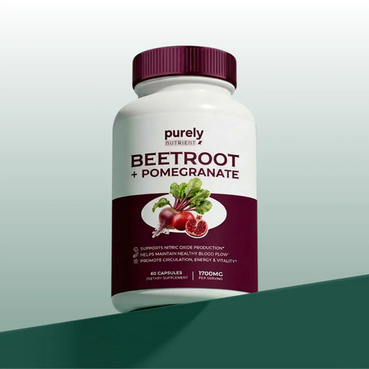 Beetroot + Pomegranate — Restore Nitric Oxide & Circulation Naturally