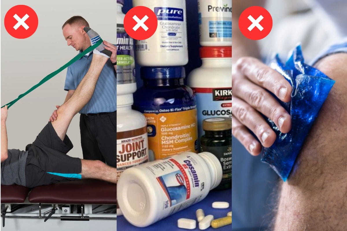 Physical therapy supplements and ice failed collage