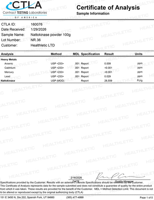 Ultimate Nattokinase - Natural solution for reversing arterial inflammation