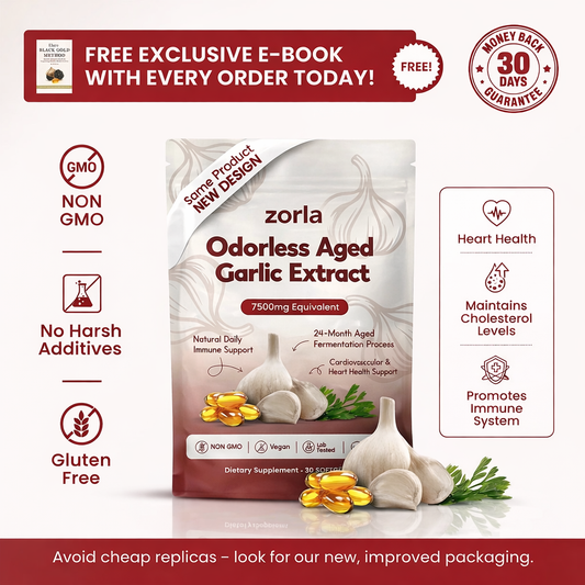 Aged Garlic Extract - 7500mg Odorless Softgels