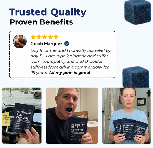 Methylene Blue Gummies for Nerve Pain Relief