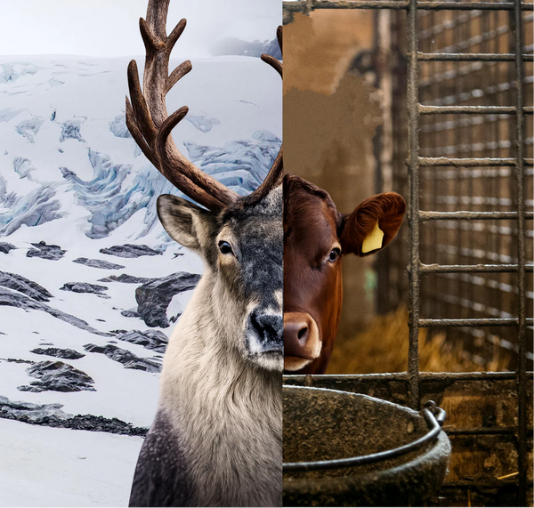 Reindeers Thrive in -40F where Cattle Wouldn't Survive