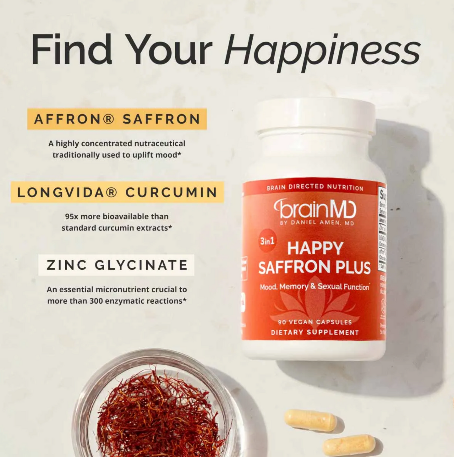 Zorla® Happy Saffron Plus