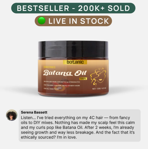Batana Natural Hair Growth Oil