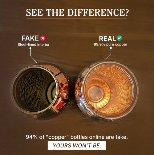 Your body has been asking for copper water.