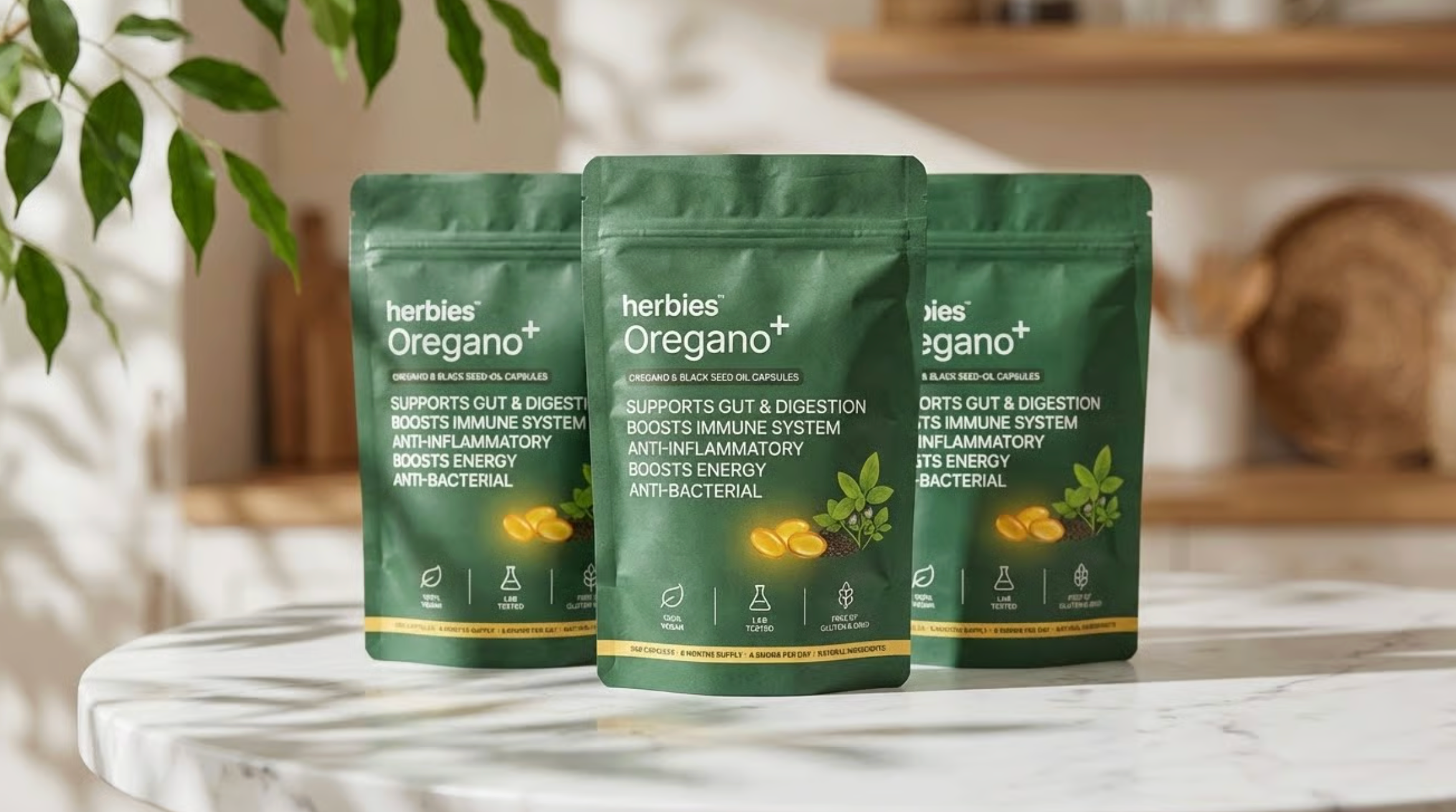 Herbies Oregano+ Softgels
