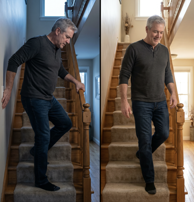 I Could Finally Get Down The Stairs
